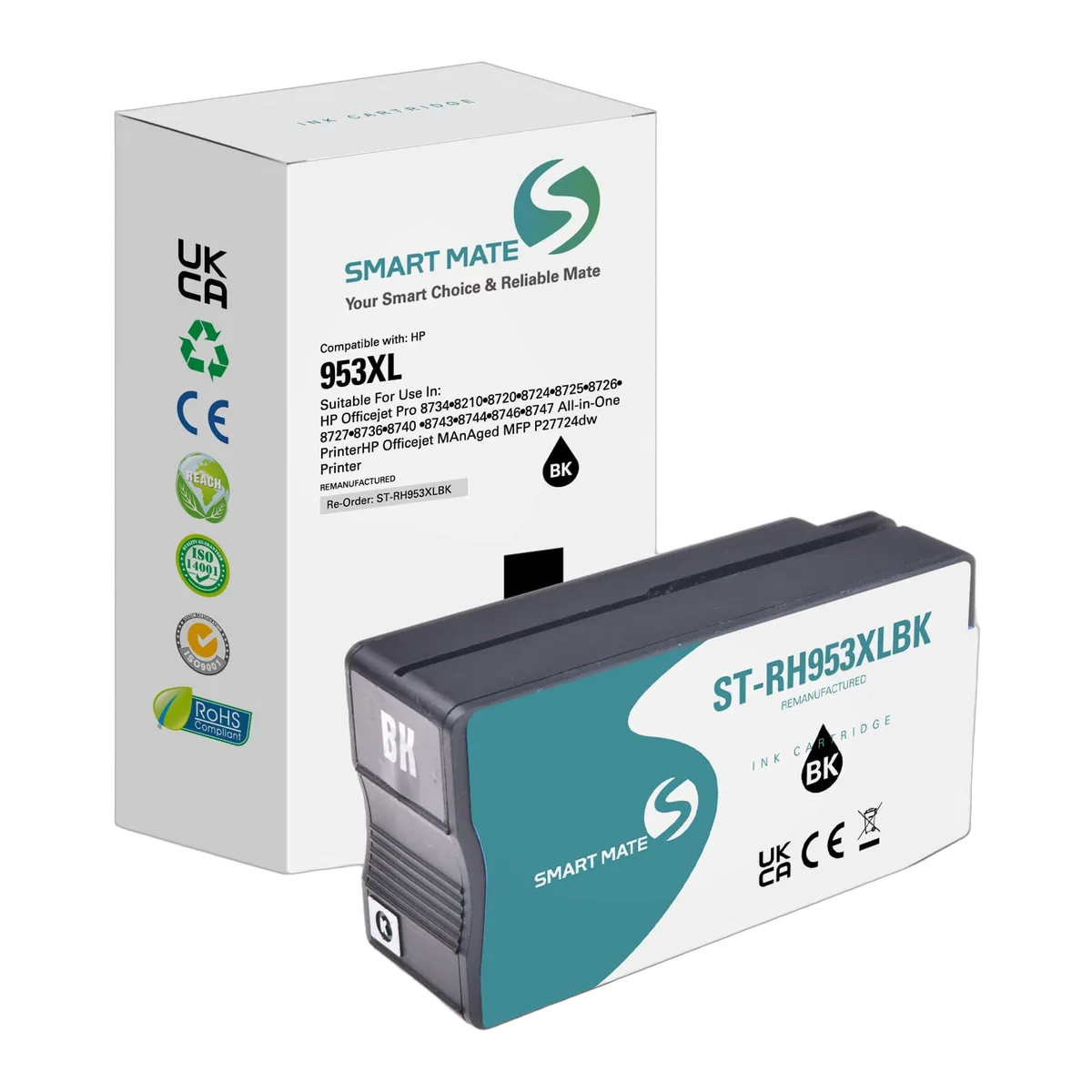 Compatible HP Cartouche 953XL haute capacité Noire, vue 1