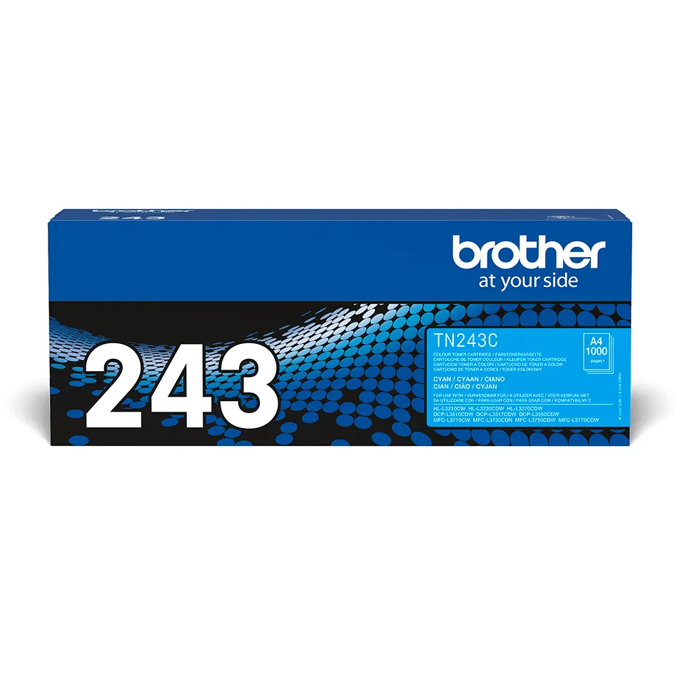 Compatible Brother Toner Cyan TN-243C, vue 1