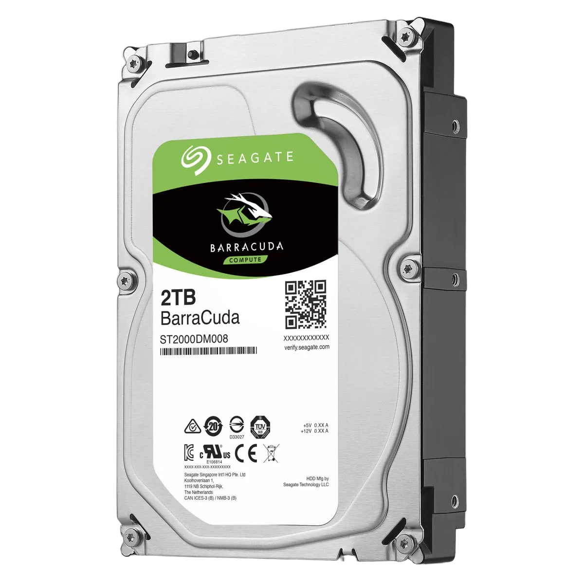 Seagate 2To BarraCuda - ST2000DM008, vue 3