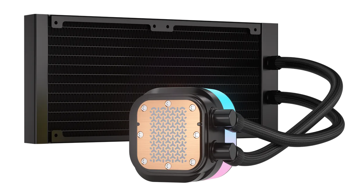 Corsair iCUE LINK TITAN 240 RX LCD AIO/240mm, vue 4