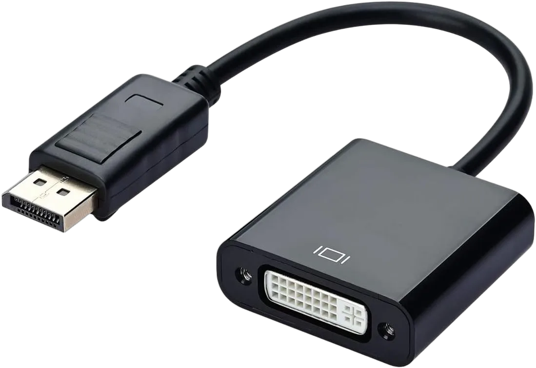 MCL Samar Câble DisplayPort/DVI mâle/femelle - 14cm - Noir, vue 2