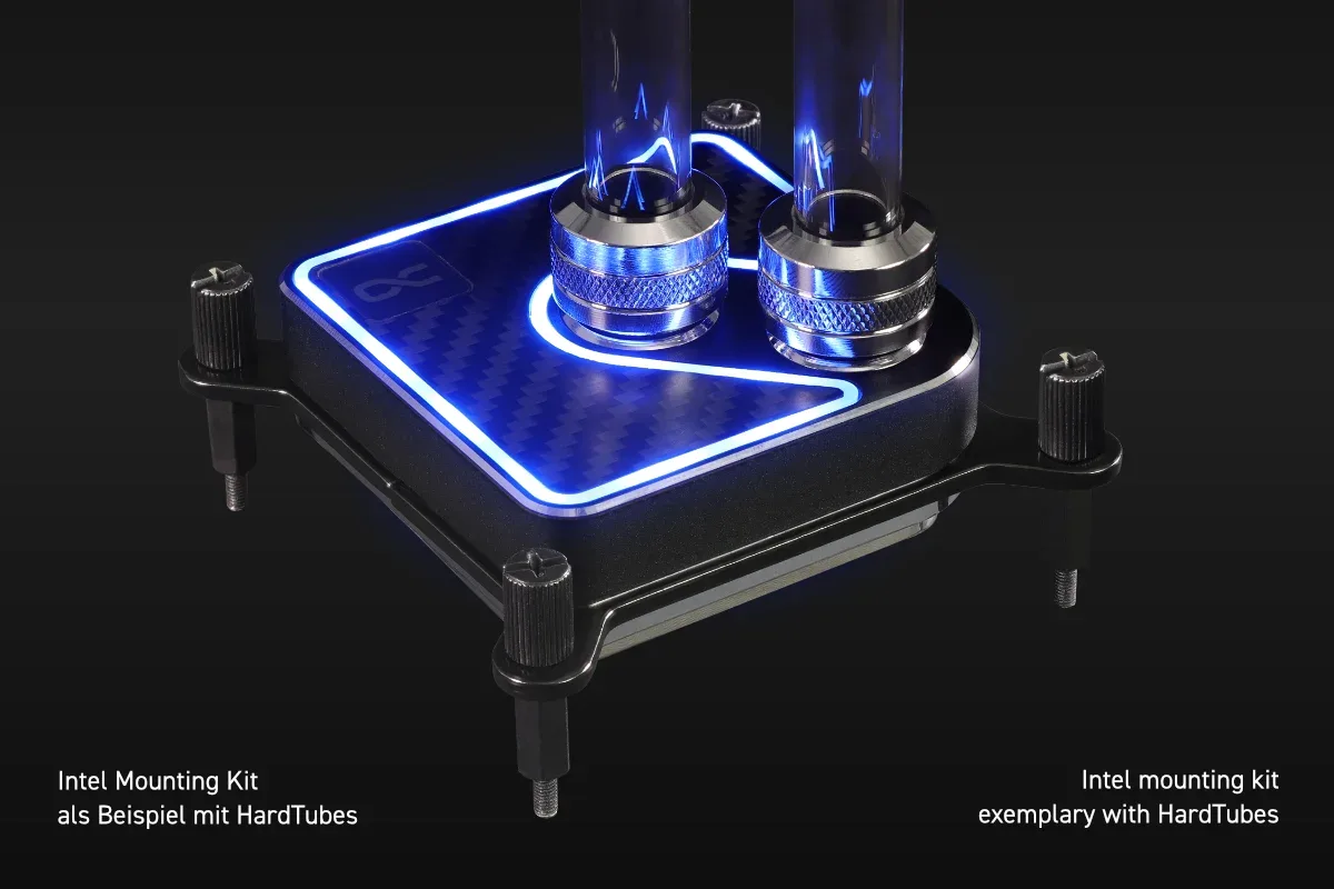 Alphacool Waterblock CPU Core 1 Aurora Carbon, vue 4