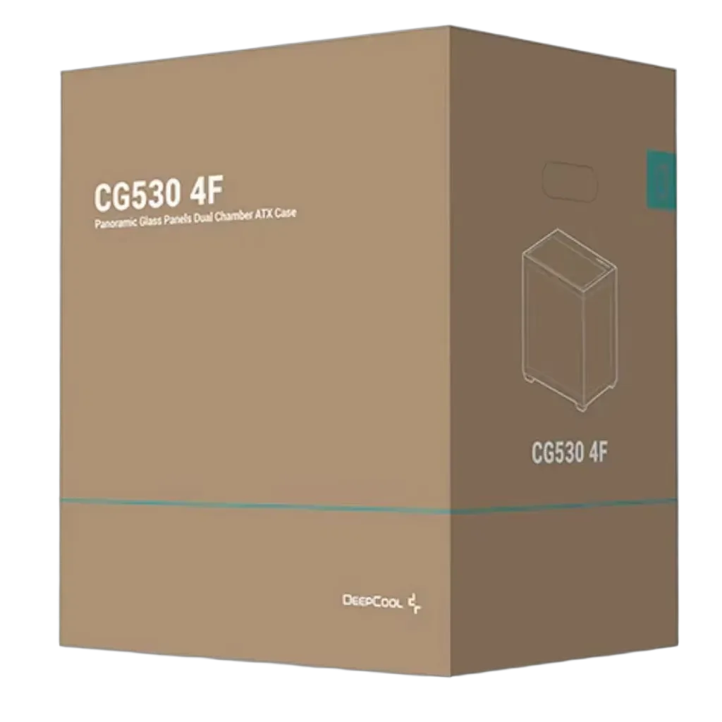Deepcool CG530 4F Noir + Gamer Storm PF750X Noir, vue 2