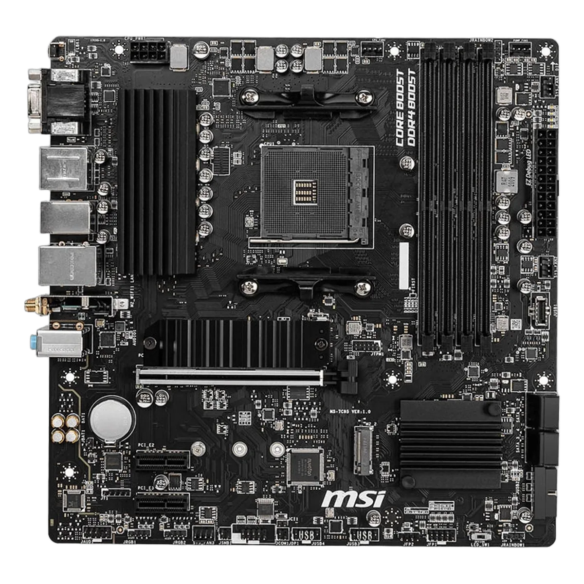 MSI B550M PRO-VDH WIFI, vue 5