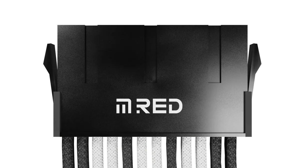 M.RED Kit extension 7 Câbles tressés Ultimate - Blanc Noir, vue 1