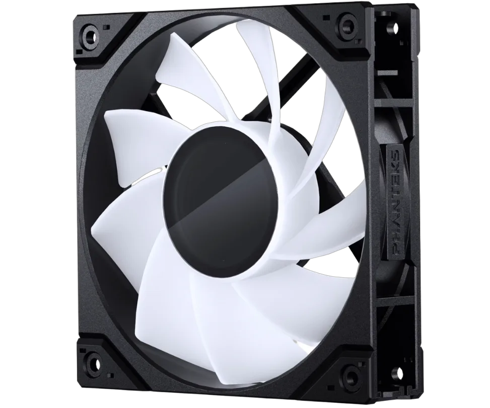 Phanteks M25 Gen2 PWM Noir Reverse Blade (3x120mm) D-RGB, vue 3