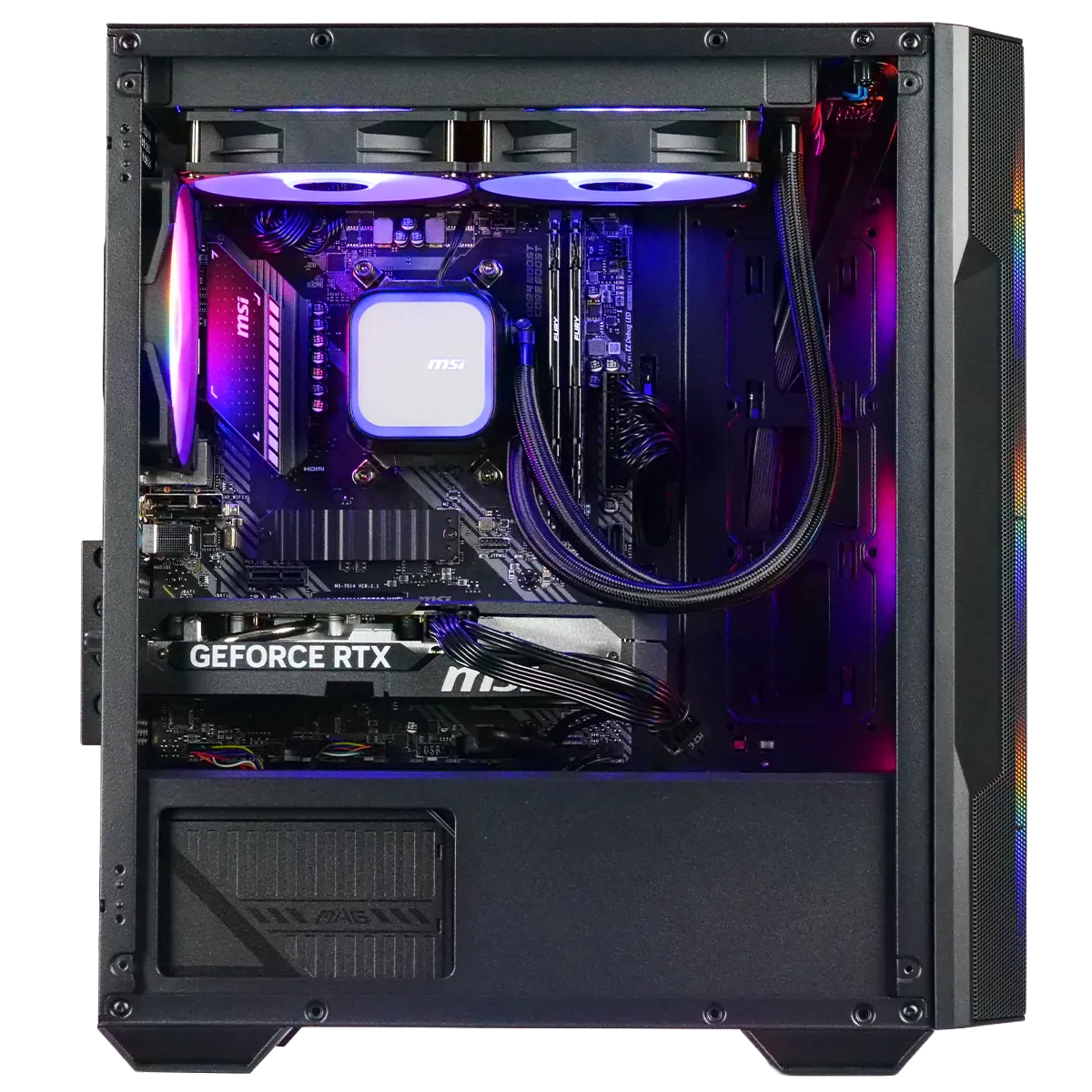 RAPTOR - R7-5700X/5060Ti-8Go/16Go/1To - CYB-GB, vue 2