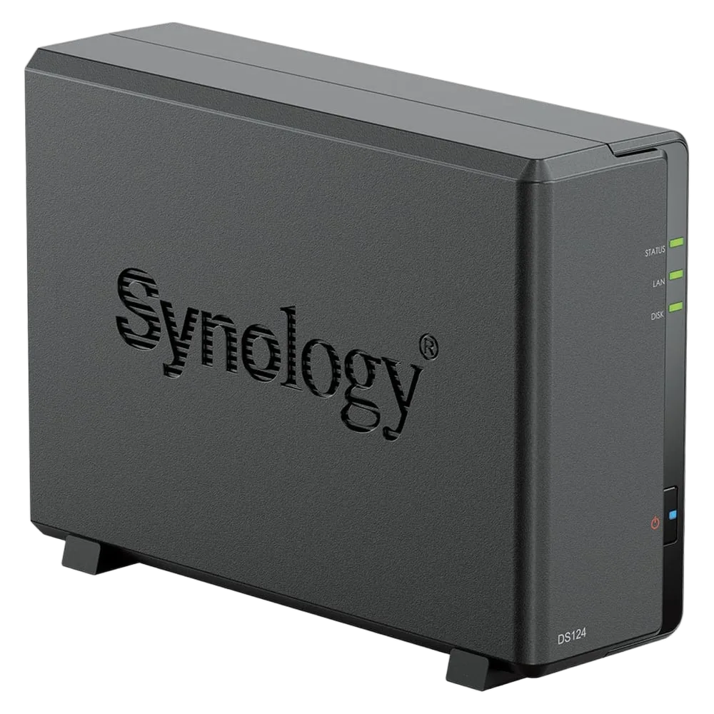 Synology DS124 - 1 Baie avec 1 disque de 4To, vue 4