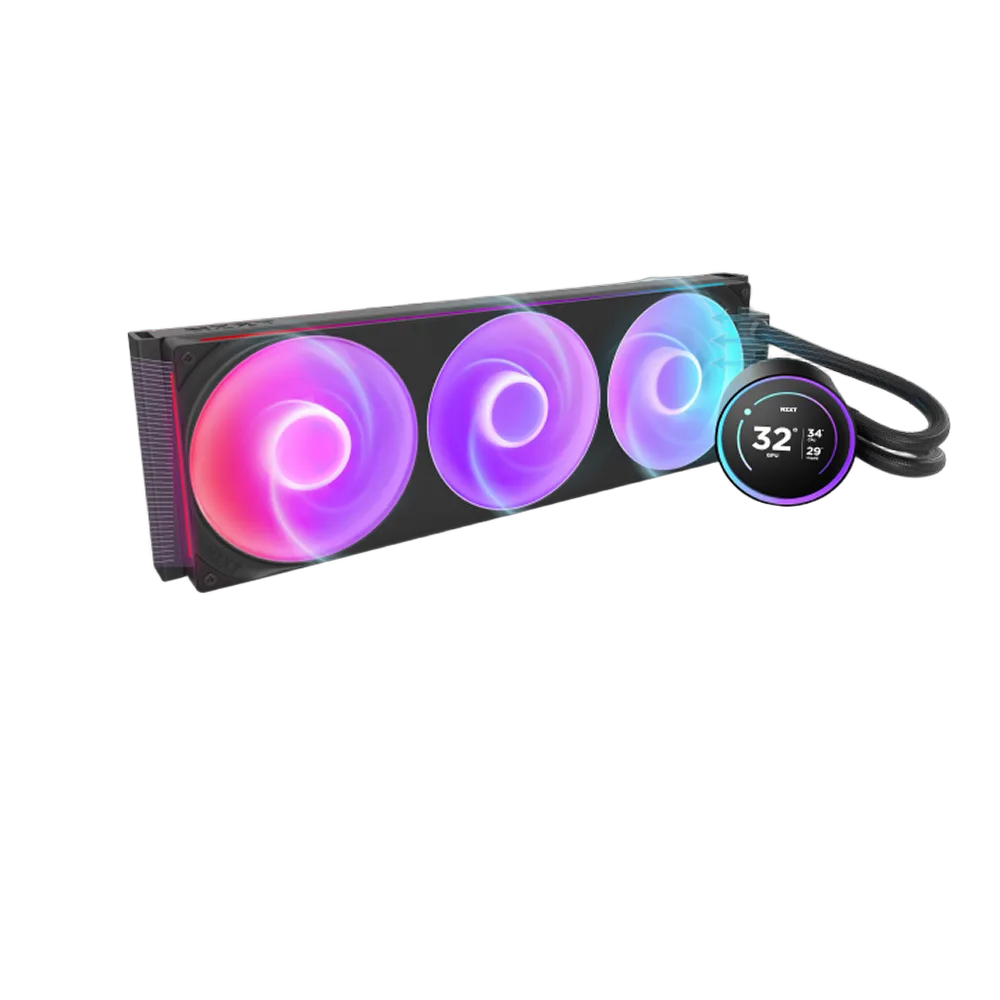 NZXT Kraken Elite 420 RGB V2 - 420mm - Noir, vue 5
