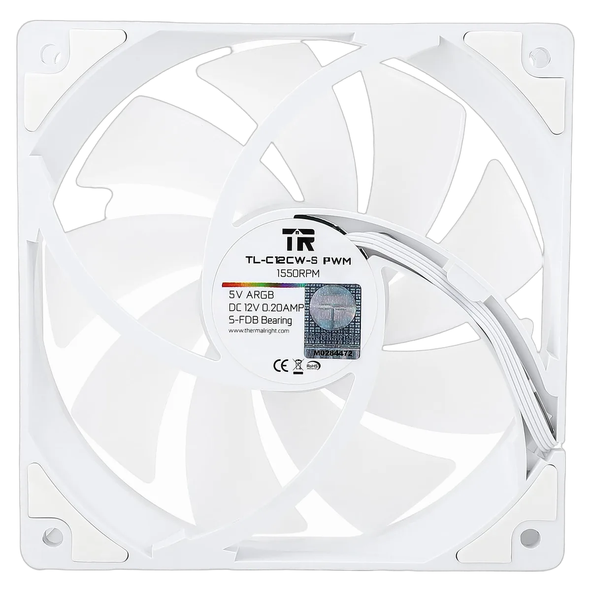 Thermalright TL-C12CW-S X3 (Pack de 3x120mm) - Blanc, vue 4
