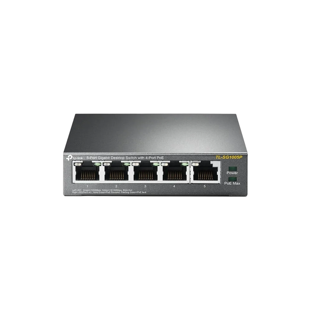 TP-Link TL-SG1005P - 5 Ports Gigabit dont 4 PoE, vue 1