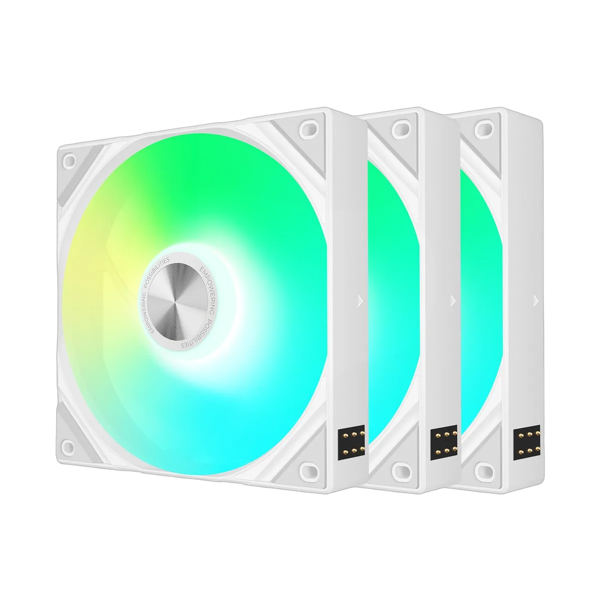 TRYX ROTA SL ARGB (Pack 3x120mm) Blanc, vue 1