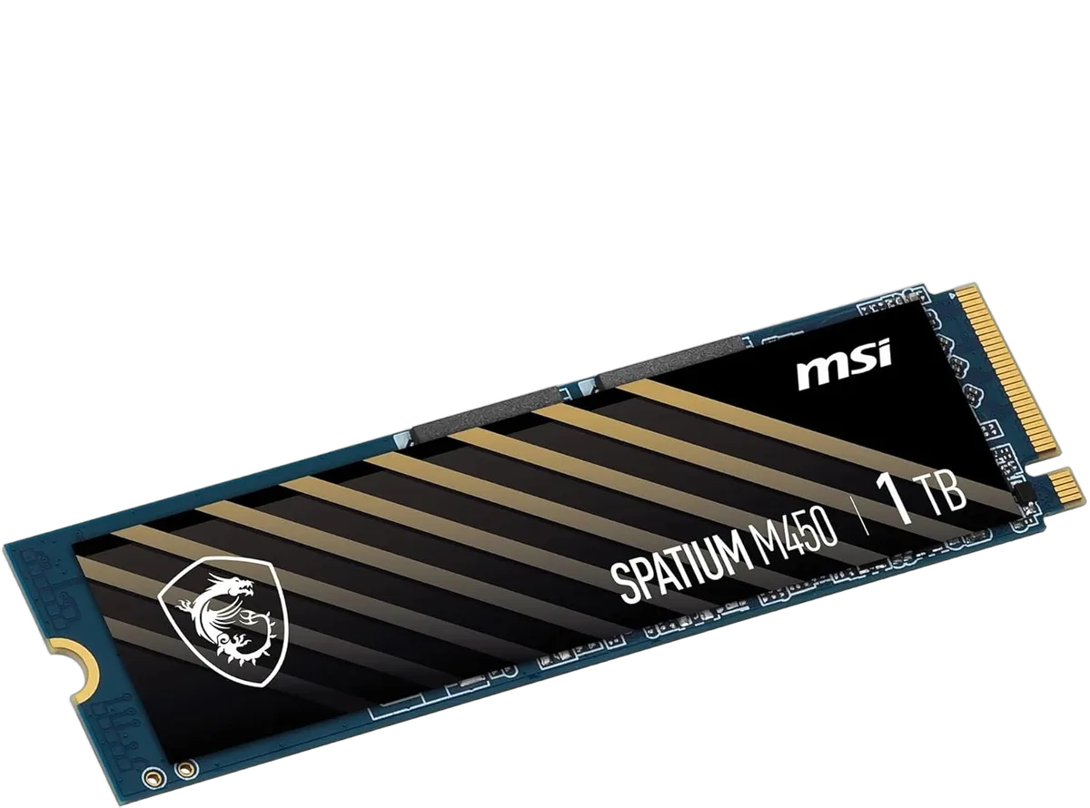 MSI 1To M.2 NVMe Gen4 - SPATIUM M450 V1, vue 5