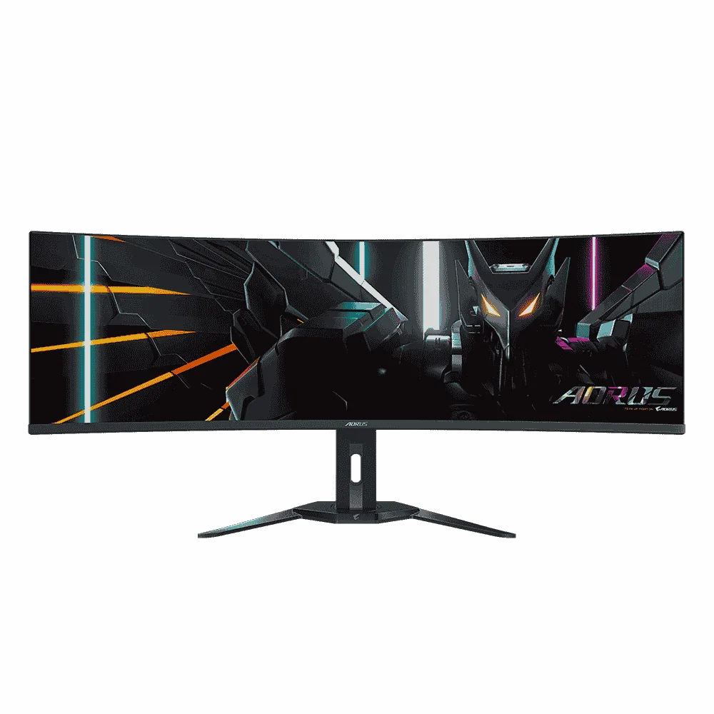 Gigabyte AORUS CO49DQ - 49" CURVE OLED DQHD 144Hz 0.03ms USB-C KVM FreeSync Premium Pro, vue 1