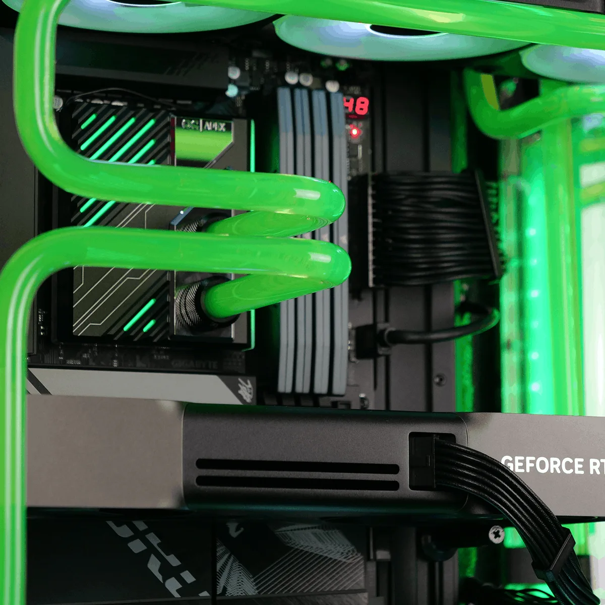 WEAK - 9800X3D/64Go/2To/5090 WC, vue 5