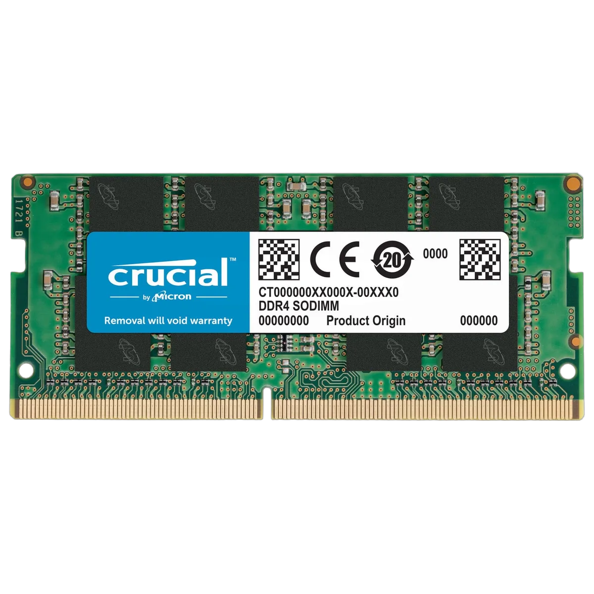Crucial SO-DIMM 16Go DDR4 3200 CT16G4SFRA32A, vue 1