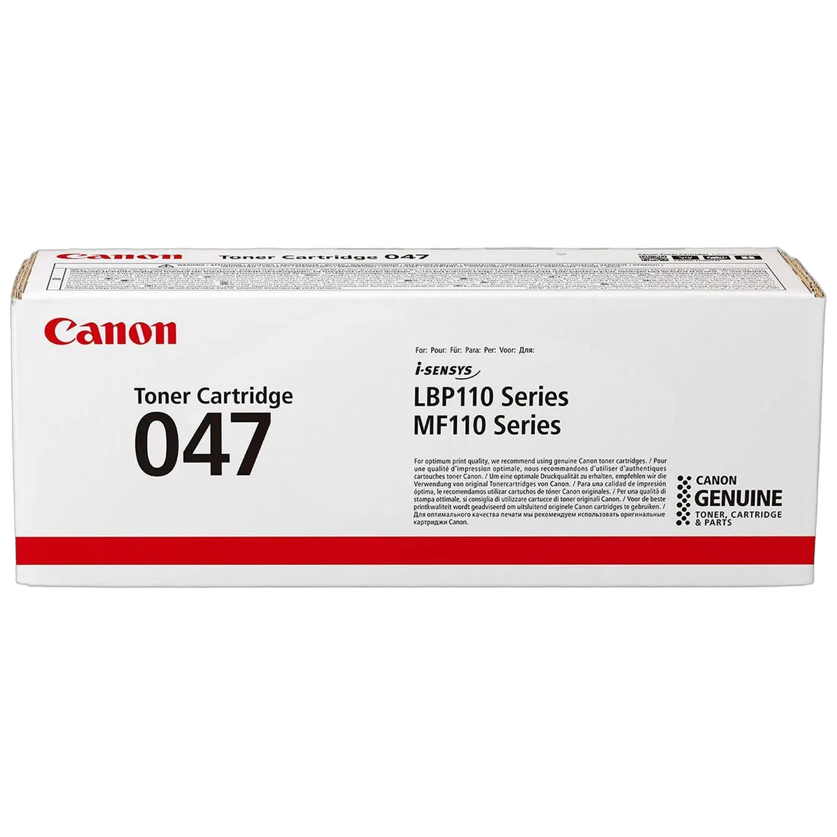 Canon Toner Noir 047 1600 Pages - 2164C002, vue 2