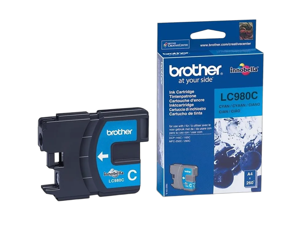 Brother Cartouche LC980C Cyan, vue 1