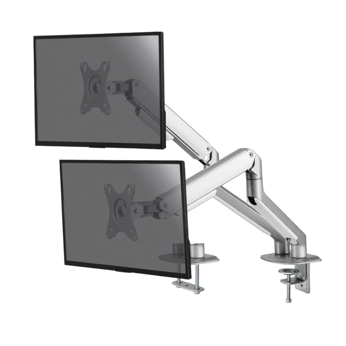 Kimex International Support de bureau Full Motion 2 écrans 17"- 32" VESA Max 100x100 Charge Max 18Kg, vue 1