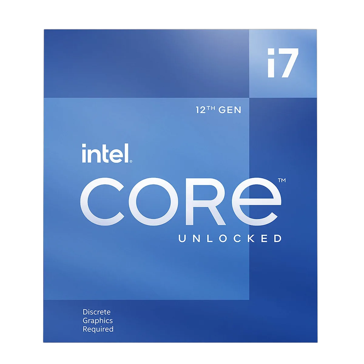 Intel Core i7-12700KF BOX, vue 2