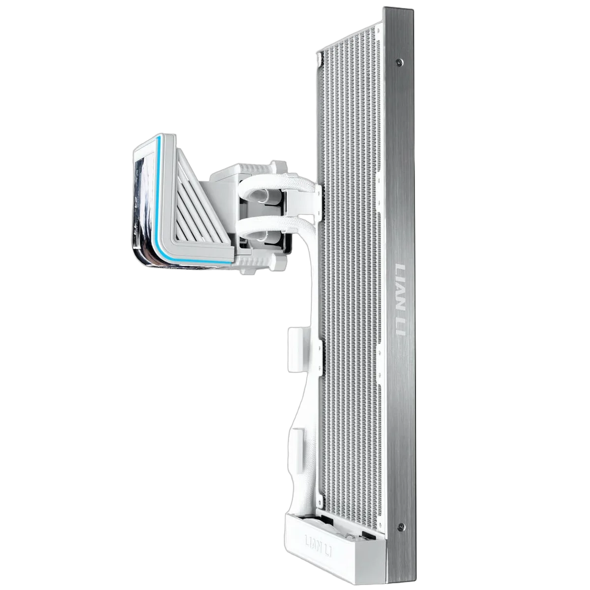 Lian-Li HydroShift II OLED Curved Fanless blanc, vue 4