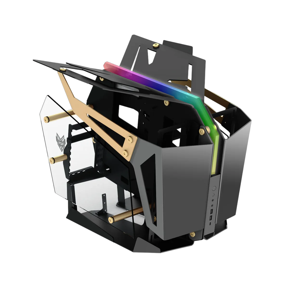FSP T-WINGS CMT-710 Gold - GT/Sans Alim/E-ATX + ITX, vue 1