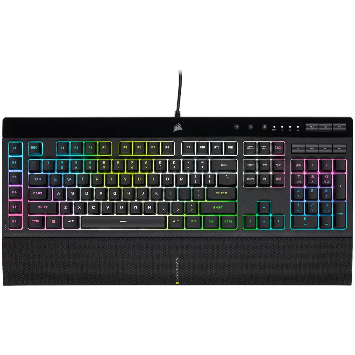 Corsair K55 PRO Membrane/Filaire/RGB, vue 2
