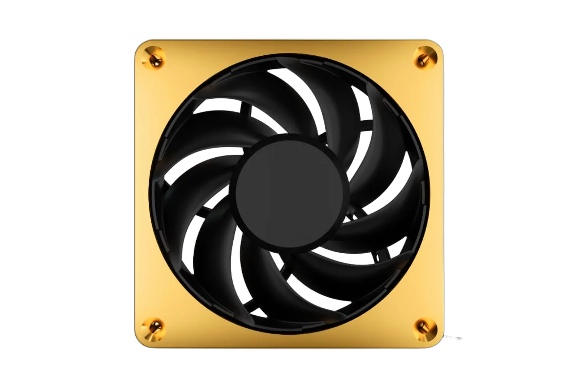 Alphacool Apex Stealth Metal 120mm - 2000rpm GOLD, vue 1