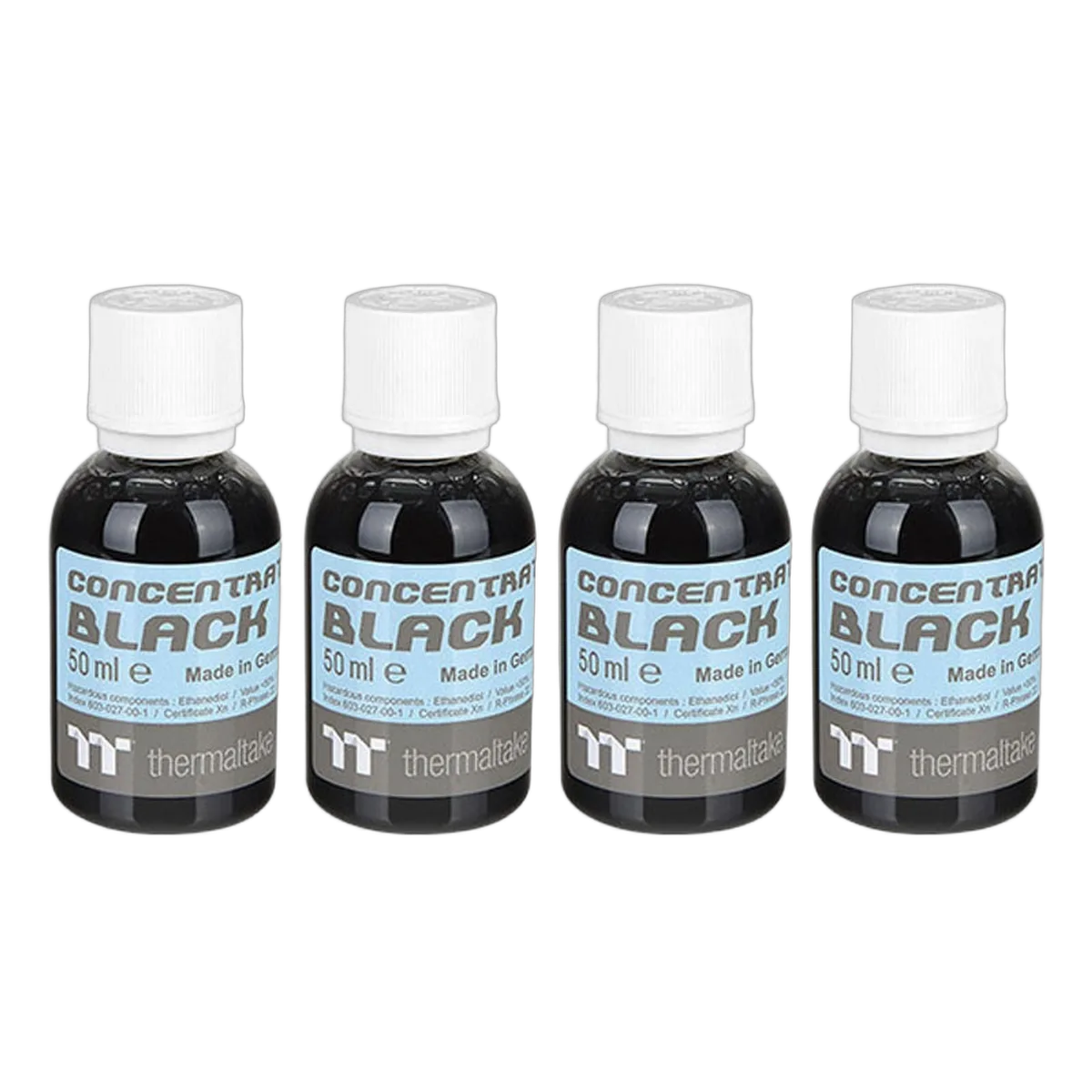 Thermaltake Liquide de refroidissement Tt Premium Concentrate Black 4 x 50ml, vue 1