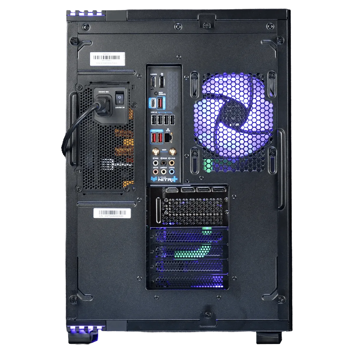 JOKER - 9800X3D/32Go/1To/5080 WC, vue 5