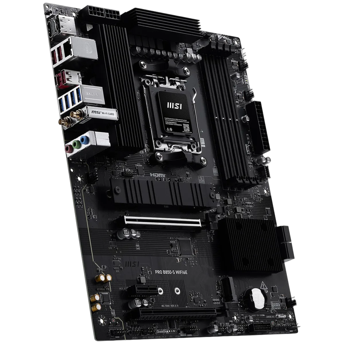 MSI PRO B850-S WIFI6E, vue 3