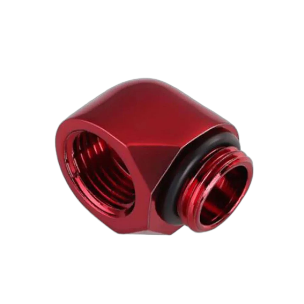 Fitting Male/Femelle 90° rouge - 14mm, vue 1