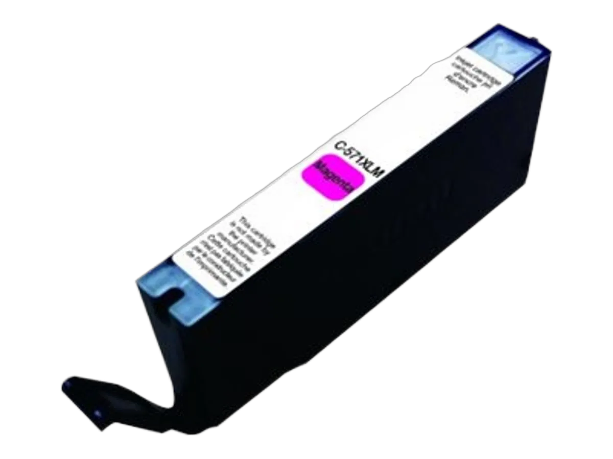Compatible Canon Cartouche CL-571XLM Magenta, vue 1