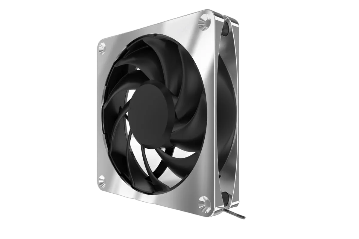 Alphacool Apex Stealth Metal 120mm - 3000rpm Chrome, vue 4