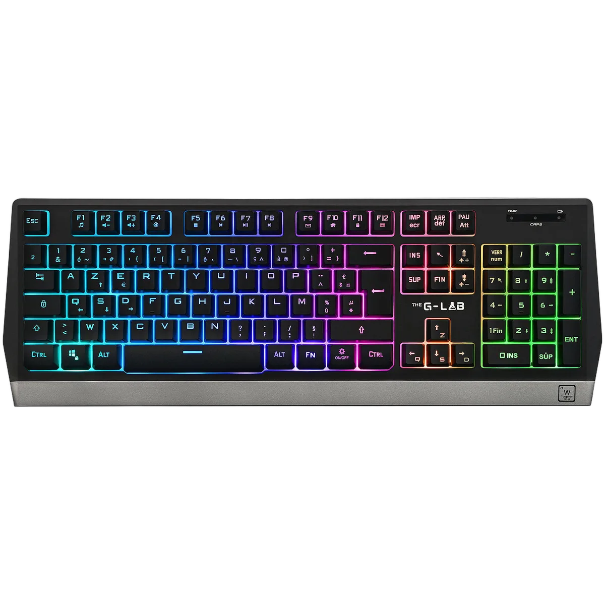 The G-LAB Combo Tungsten - Souris/clavier/sans fil/RGB, vue 4