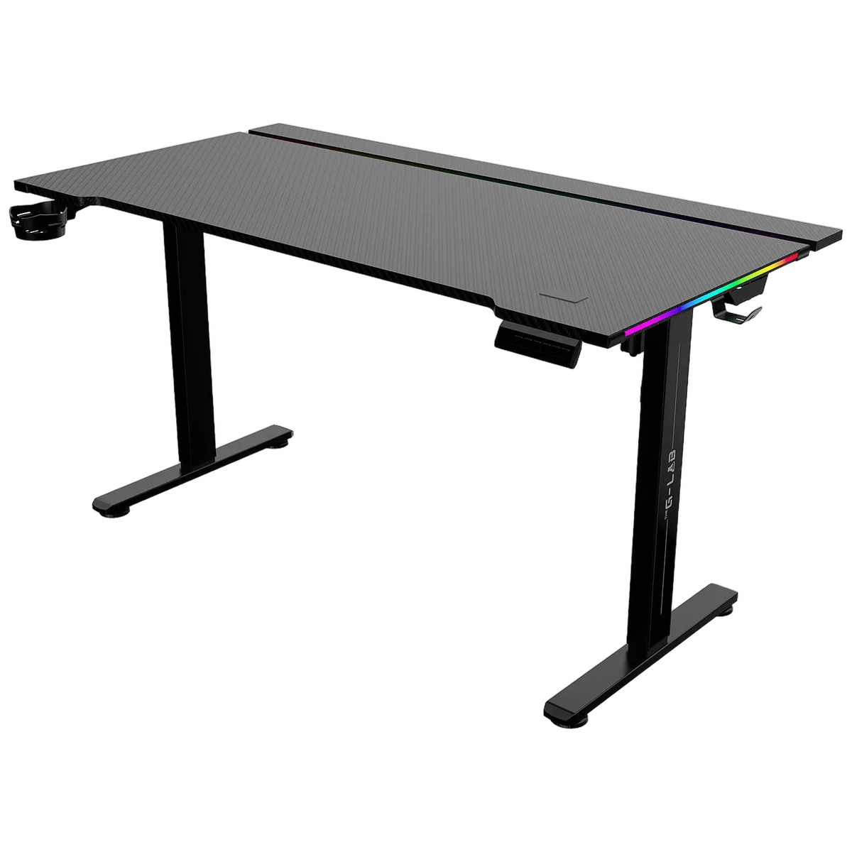 The G-LAB K-Desk Platinium RGB/Noir, vue 1