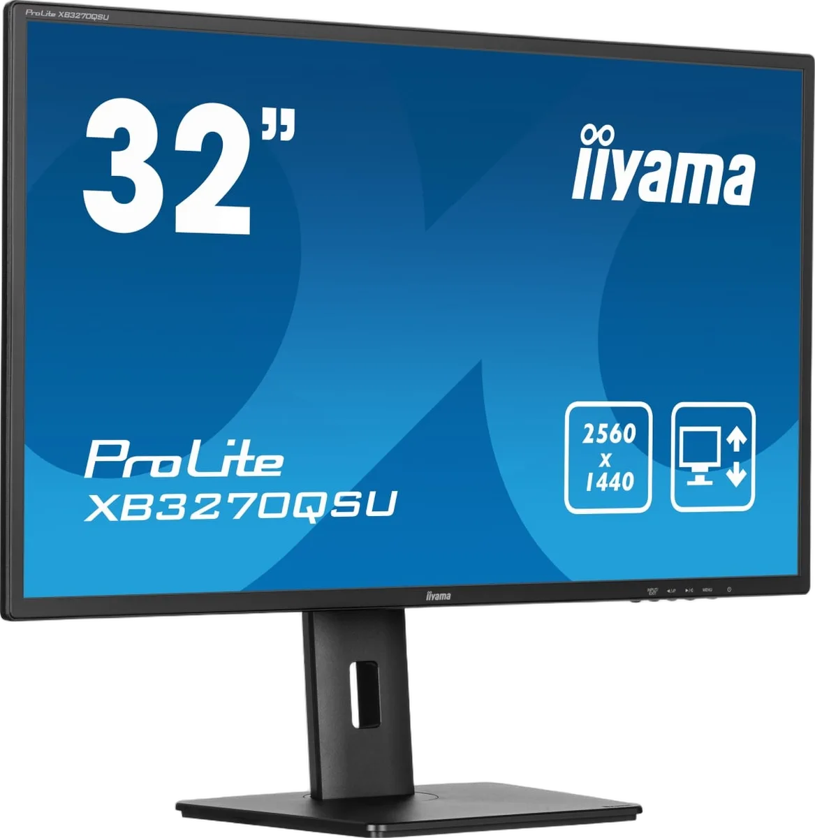 Iiyama PROLITE XB3270QSU-B1 - 31.5" QHD 100Hz IPS 3ms Pied réglable, vue 3