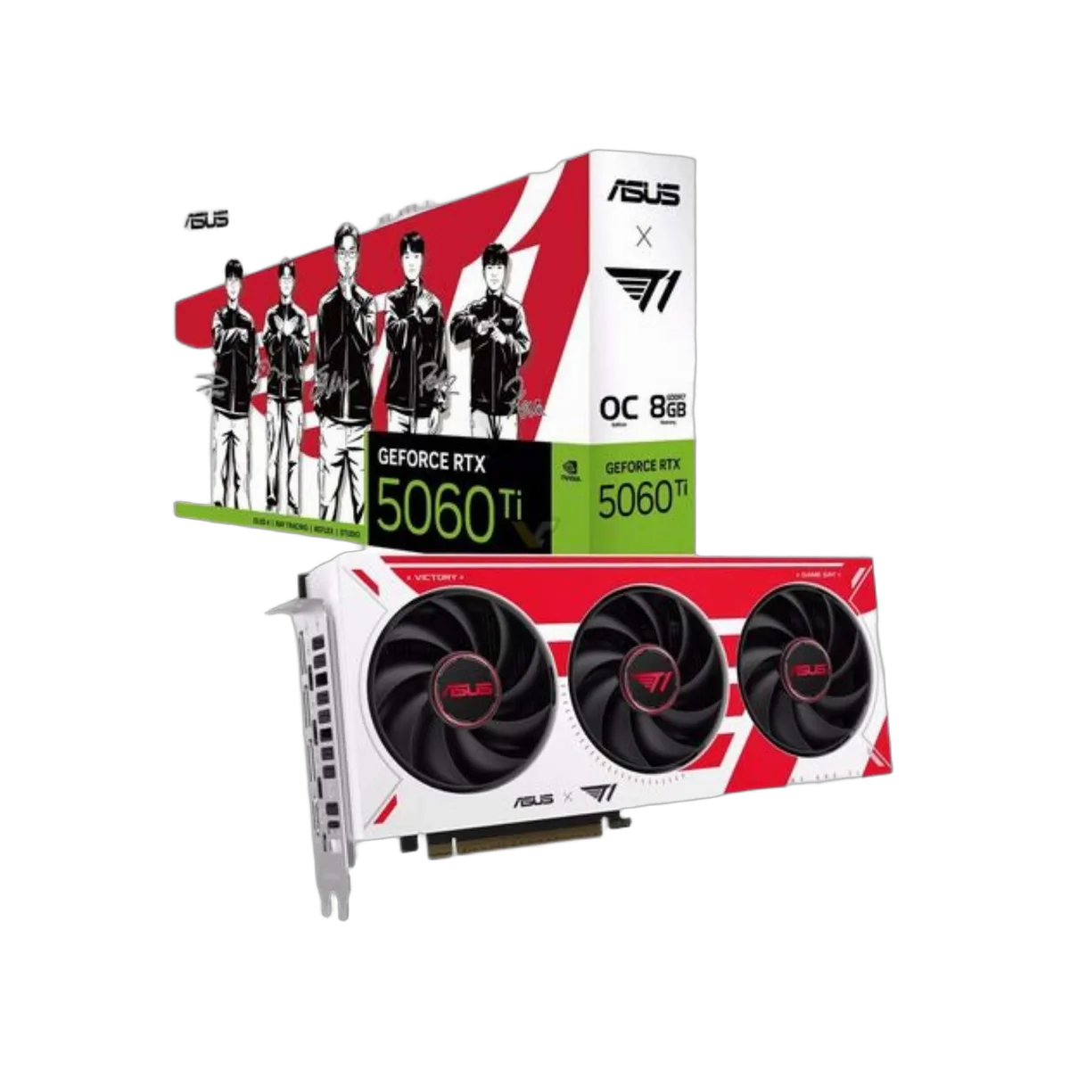 Asus T1 GeForce RTX 5060 Ti 8GB GDDR7 OC Edition, vue 1