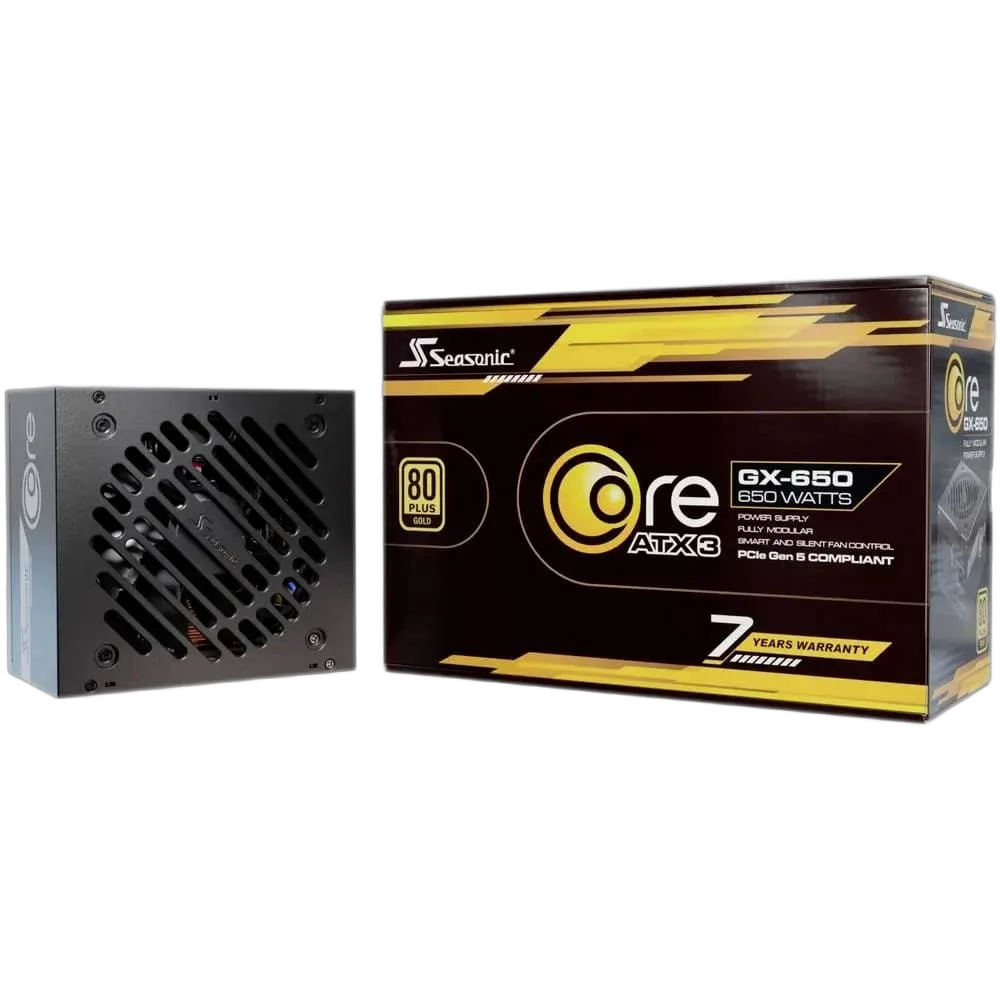 Seasonic ATX 650W 80+ Gold - GX-650-V2, vue 1