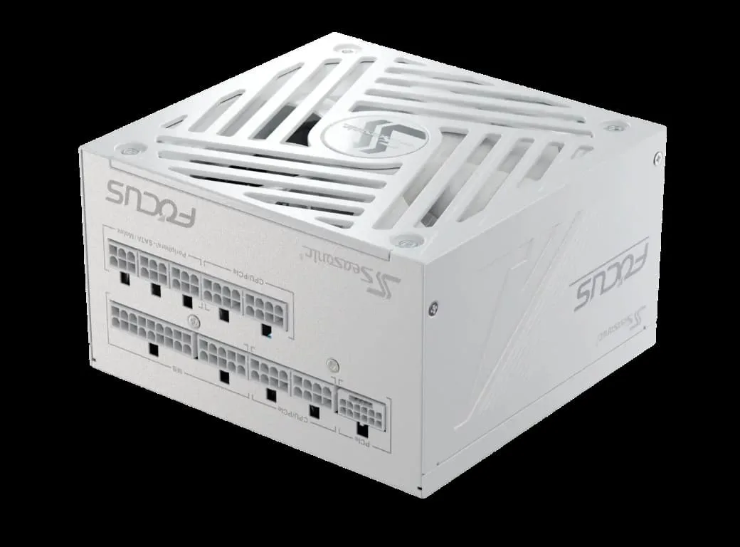 Seasonic ATX 750W 80+ Gold - FOCUS-GX-750-V4-WHITE, vue 2