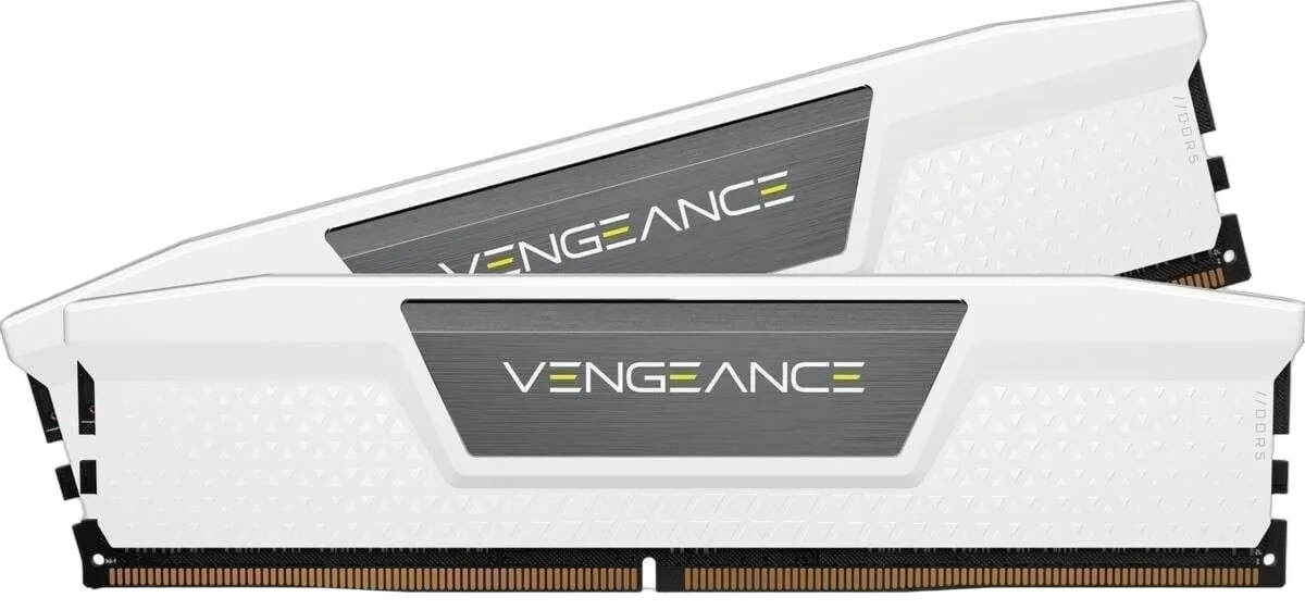 Corsair Vengeance 32Go (2x16Go) DDR5 6000Mhz Blanc, vue 1