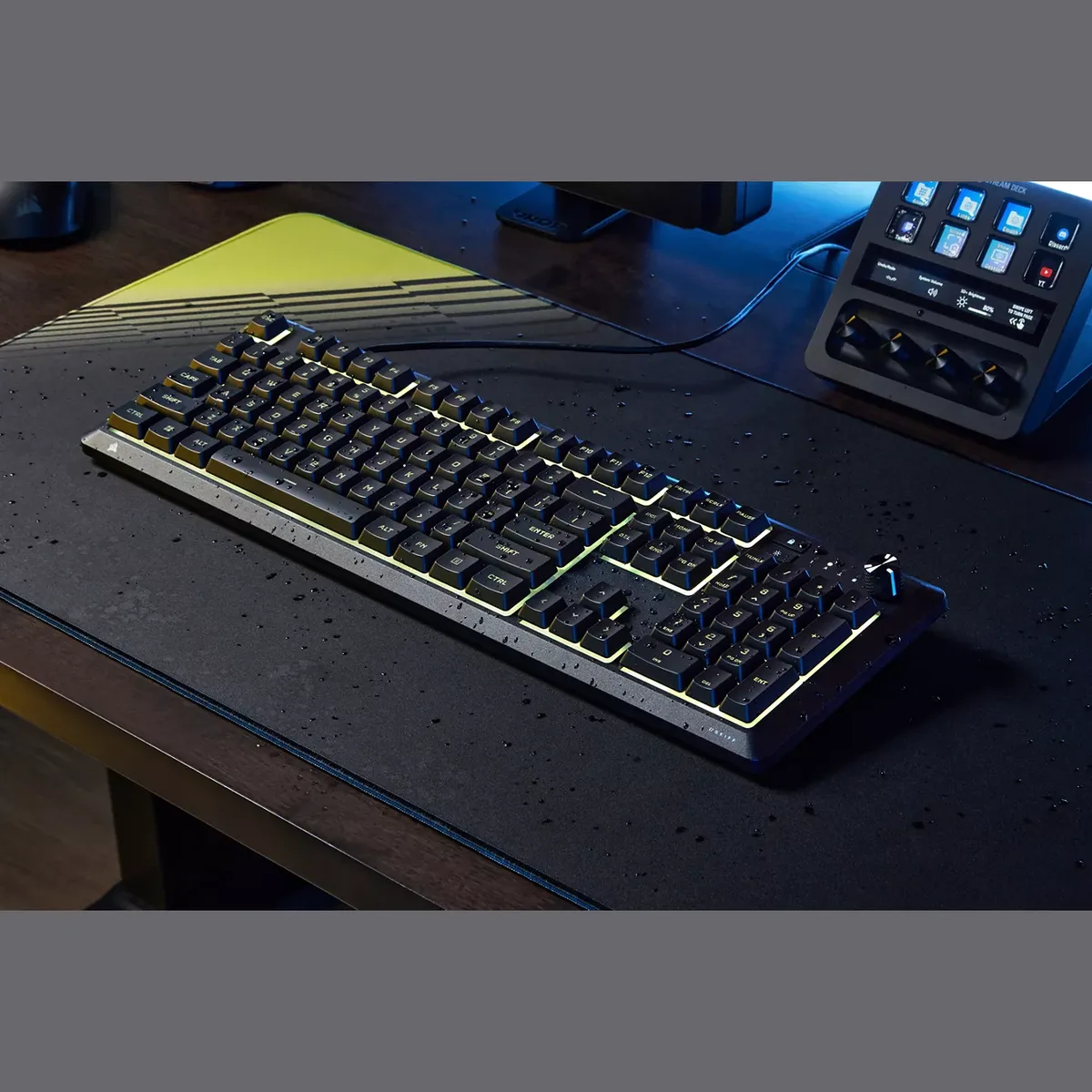 Corsair Skiff 100 Plus - Membrane - Filaire - RGB - Noir, vue 10