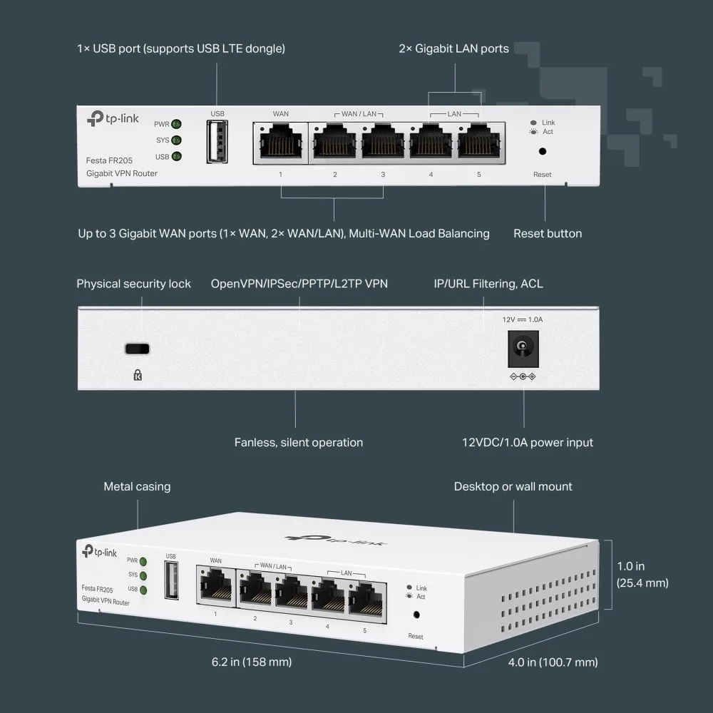 TP-Link Festa FR205, vue 9