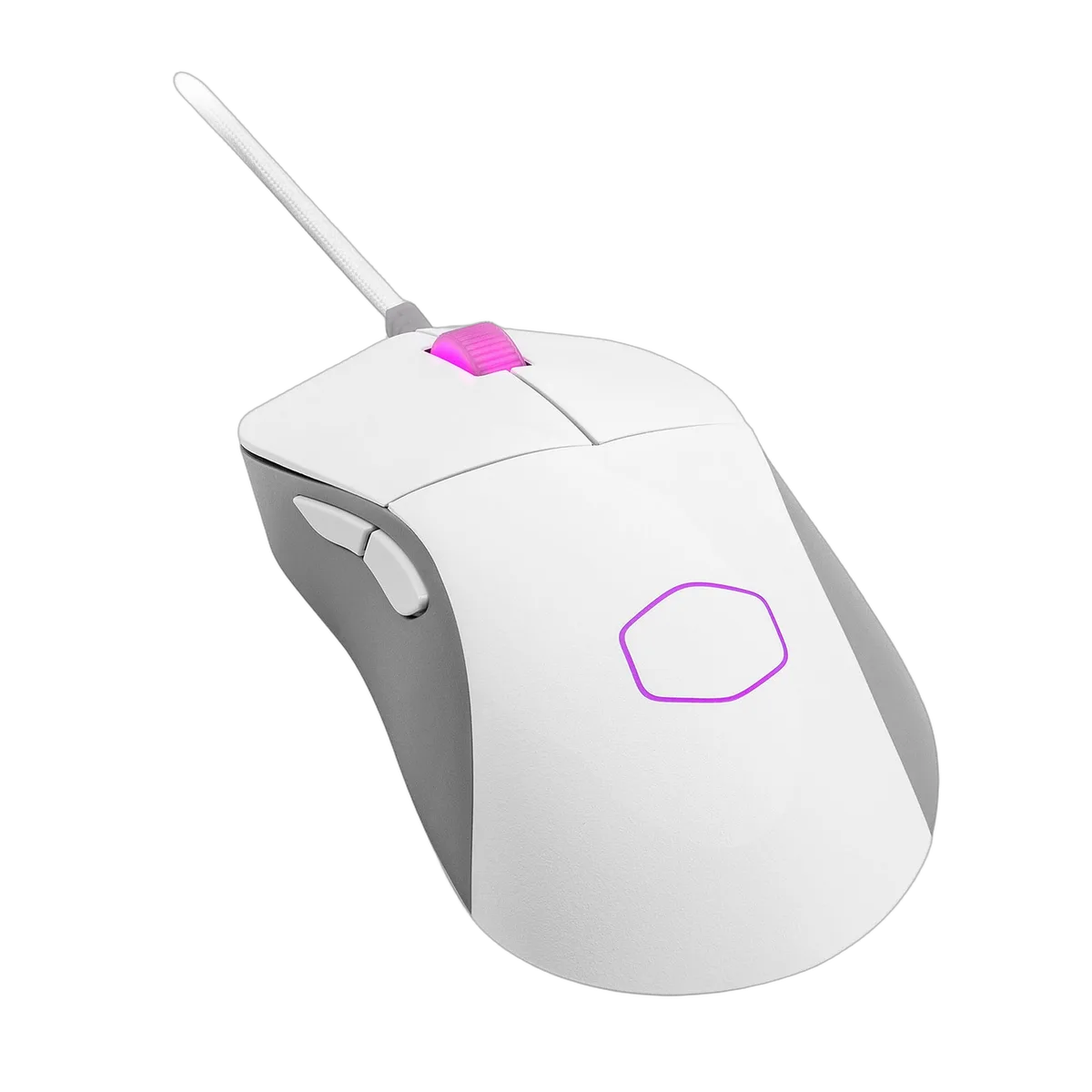 Cooler Master MM730 - Filaire - RGB - Blanc, vue 3