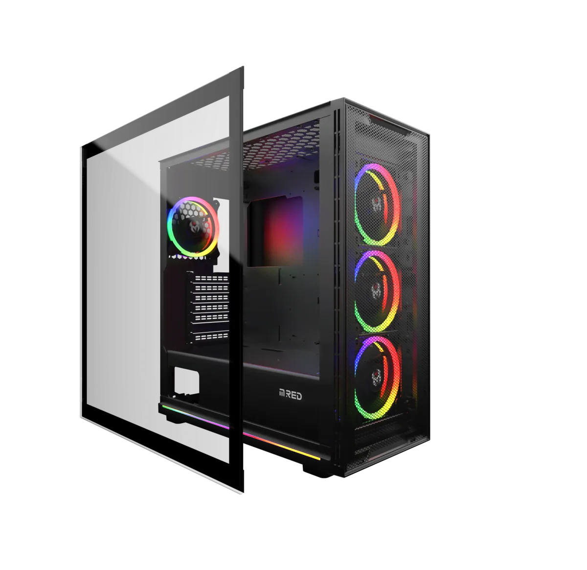 M.RED BLACK DESTROYER Alpha-G - ARGB - MT/ATX, vue 2
