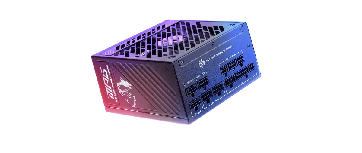 MSI ATX 1250W - 80+ Gold - MPG A1250GS PCIES Noir-Seconde Vie, vue 1