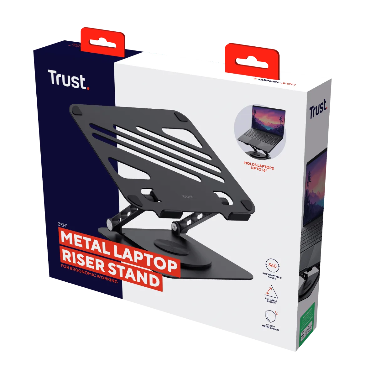 Trust Support métallique ZEFF pliable et orientable, vue 5
