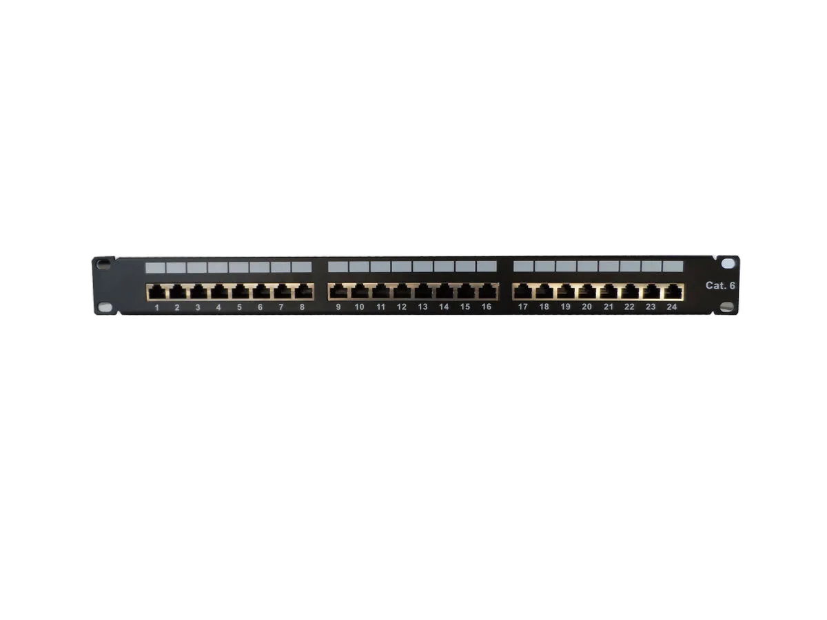 Kimex International Panneau de brassage rack 19" - 1U/blindé/cat6, vue 2