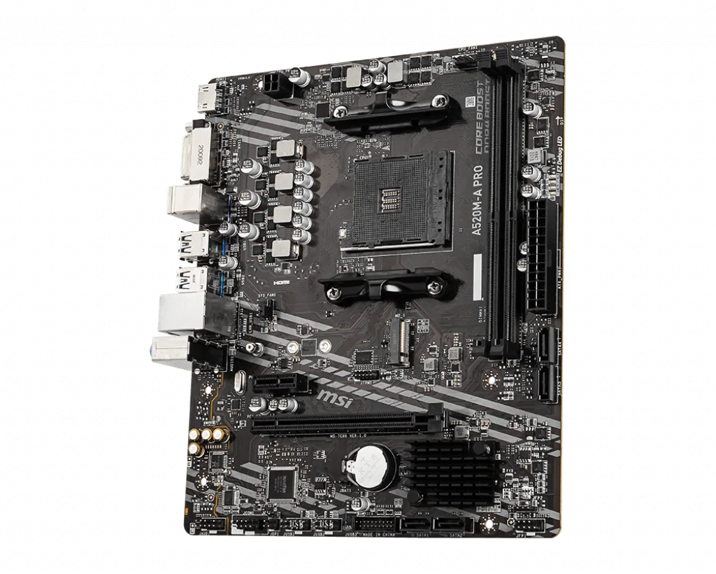 MSI A520M-A PRO, vue 4
