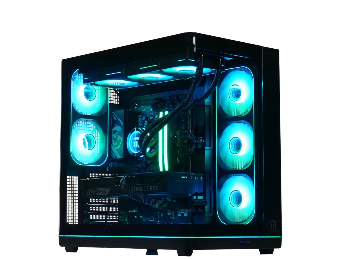 SAPPHIRE - R7 9800X3D/5080/32Go/2To, vue 1